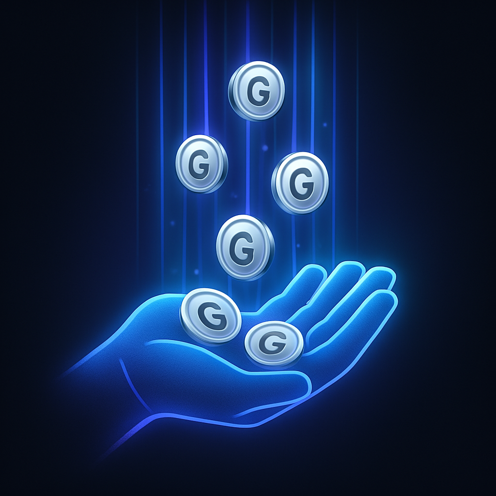 Récompenses — tokens qui s’élèvent